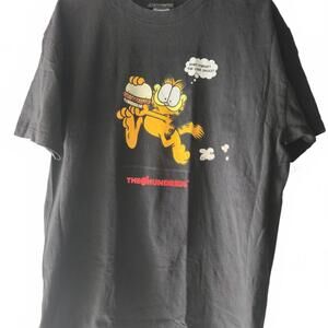 The Hundreds X Garfield 2019 STREETWEAR Graphic T-Shirt Black Size LARGE